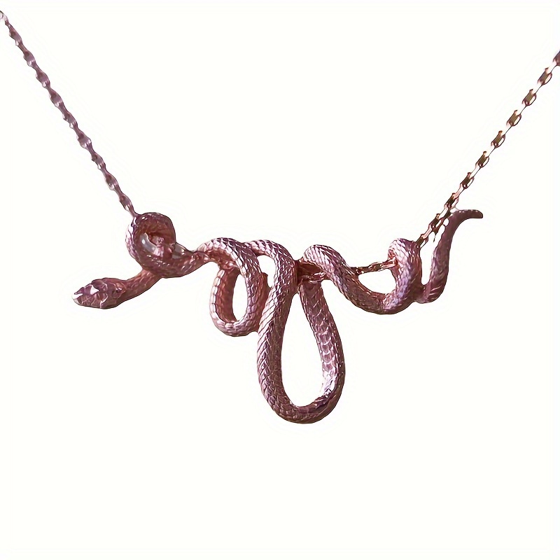 Sexy Twisted Snake Necklace — Minimalist Pendant